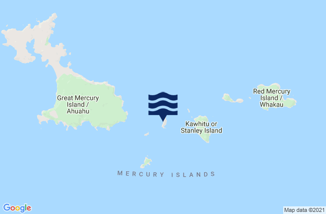 Mapa de mareas Atiu or Middle Island, New Zealand