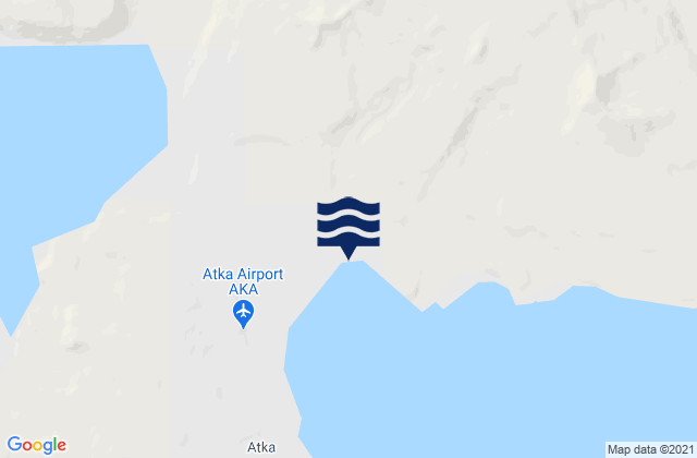 Mapa de mareas Atka, United States