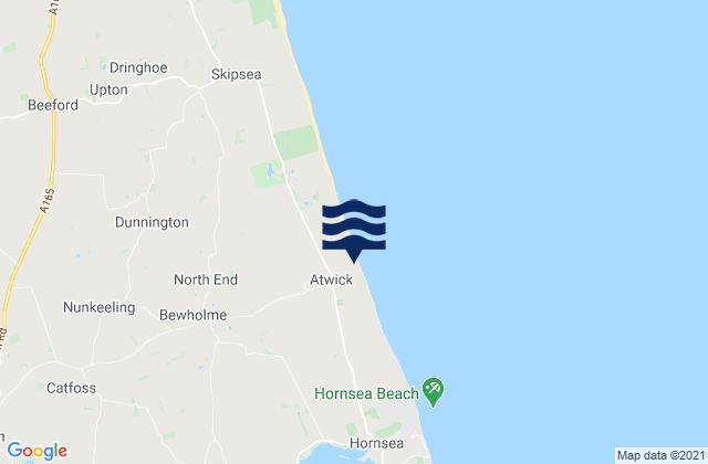 Mapa de mareas Atwick, United Kingdom