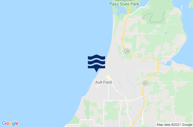 Mapa de mareas Ault Field, United States