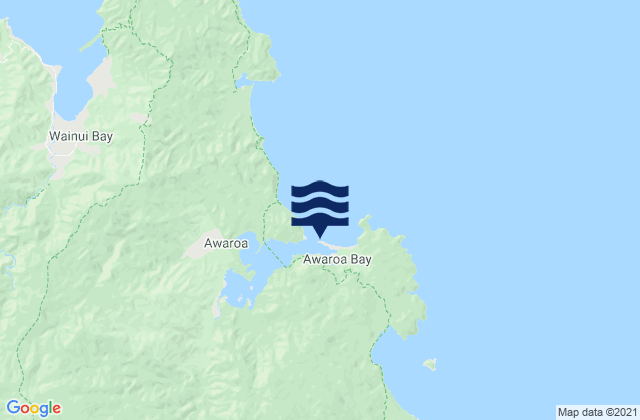 Mapa de mareas Awaroa Bay Abel Tasman, New Zealand