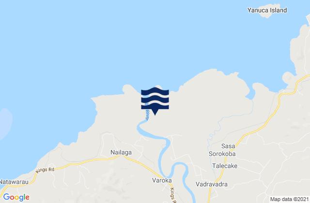 Mapa de mareas Ba, Fiji