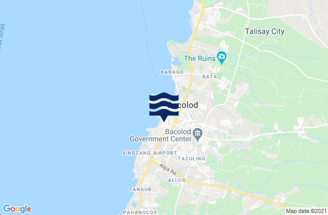 Mapa de mareas Bacolod City, Philippines