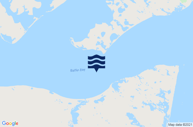 Mapa de mareas Baffin Bay, United States