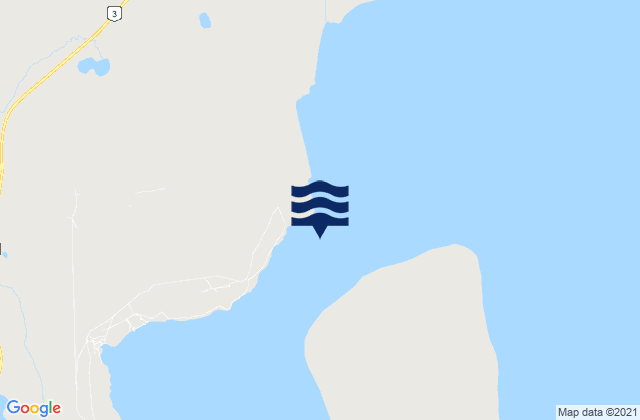 Mapa de mareas Bahia San Julian (Punta Pena), Argentina