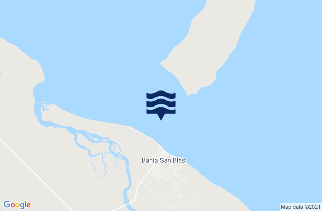 Mapa de mareas Bahía San Blas, Argentina
