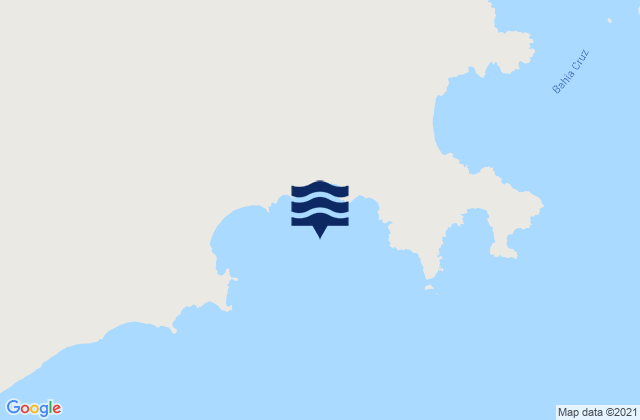 Mapa de mareas Bahía San Sebastián, Argentina