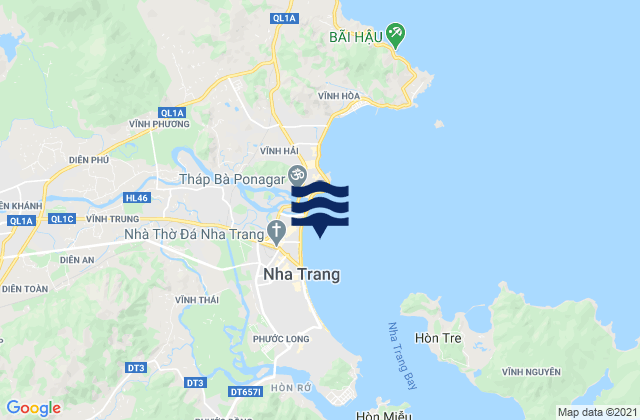 Mapa de mareas Baie de Nha Trang, Vietnam