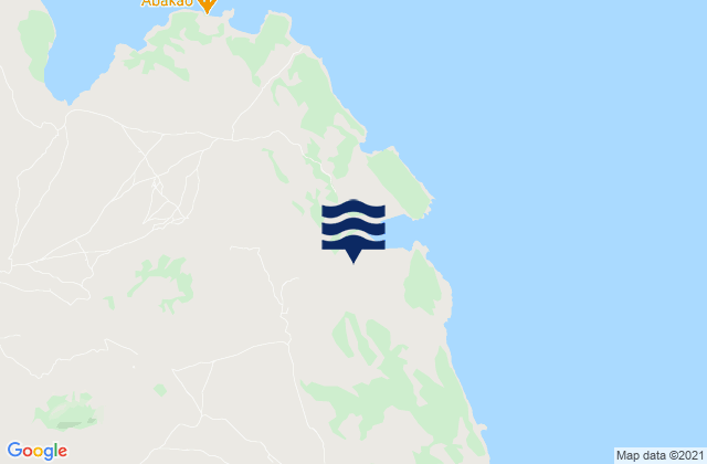 Mapa de mareas Baie de Rigny, Madagascar