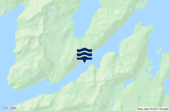 Mapa de mareas Bainbridge Pass, United States