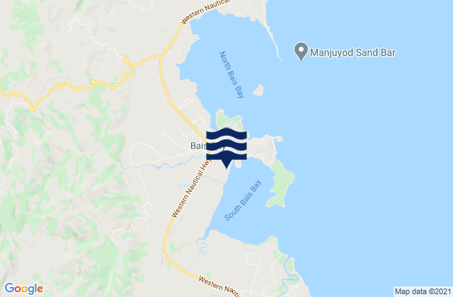 Mapa de mareas Bais City, Philippines