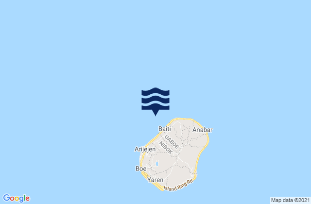 Mapa de mareas Baiti District, Nauru
