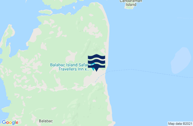 Mapa de mareas Balabac (Balabac Island), Malaysia
