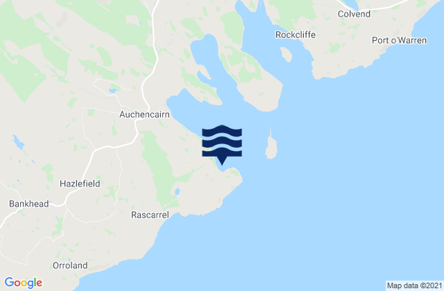 Mapa de mareas Balcary Bay, United Kingdom