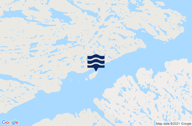Mapa de mareas Baleen Island, Canada