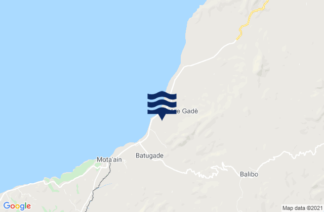 Mapa de mareas Balibo, Timor Leste