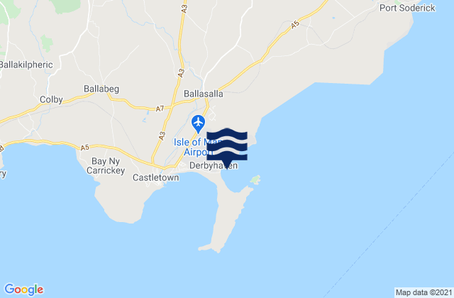Mapa de mareas Ballasalla, Isle of Man