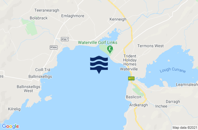 Mapa de mareas Ballinskelligs Bay, Ireland