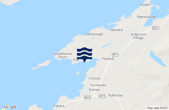 Mapa de mareas Ballycrovane Harbour, Ireland