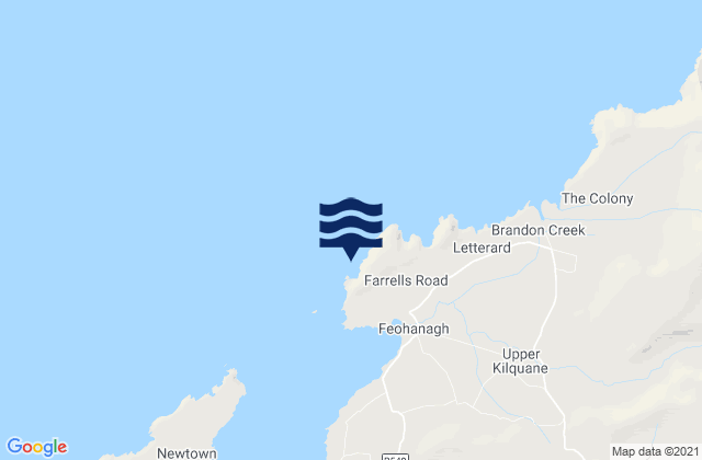 Mapa de mareas Ballydavid Head, Ireland