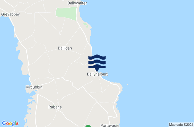 Mapa de mareas Ballyhalbert, United Kingdom