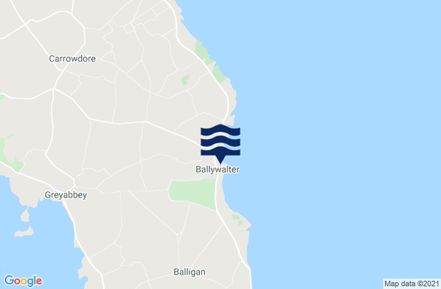 Mapa de mareas Ballywalter, United Kingdom