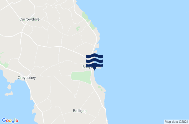 Mapa de mareas Ballywalter Beach, United Kingdom