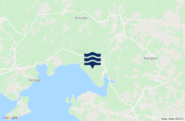Mapa de mareas Bandar Seri Bentan, Indonesia