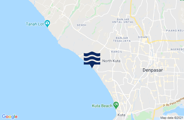 Mapa de mareas Banjar Karangsuling, Indonesia