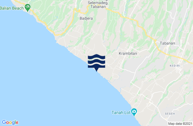 Mapa de mareas Banjar Tibubiyu Kaja, Indonesia
