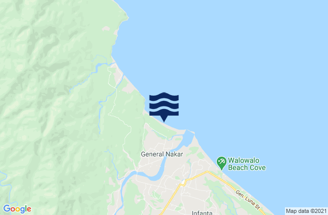 Mapa de mareas Banugao, Philippines