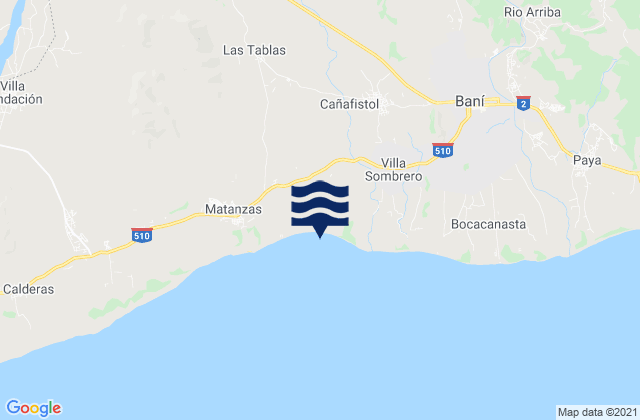Mapa de mareas Baní, Dominican Republic