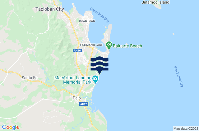 Mapa de mareas Baras, Philippines