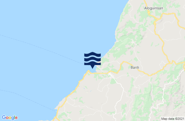 Mapa de mareas Barili Bay, Philippines