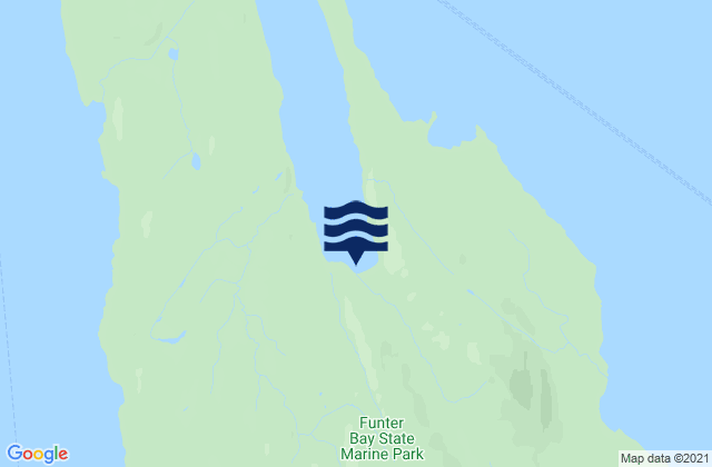 Mapa de mareas Barlow Cove, United States