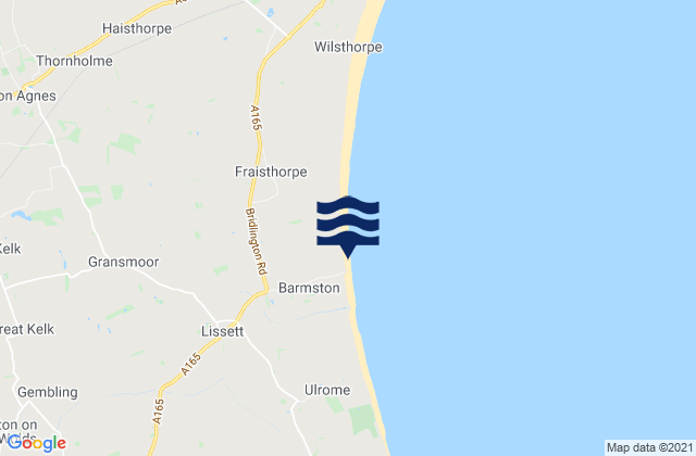 Mapa de mareas Barmston, United Kingdom