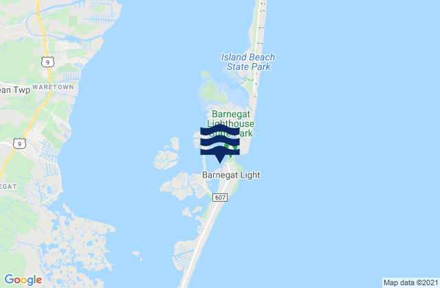 Mapa de mareas Barnegat Inlet (Uscg Station), United States