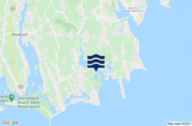 Mapa de mareas Barneys Joy, United States
