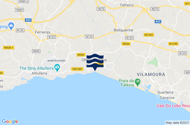 Mapa de mareas Barranco da Belharucas, Portugal