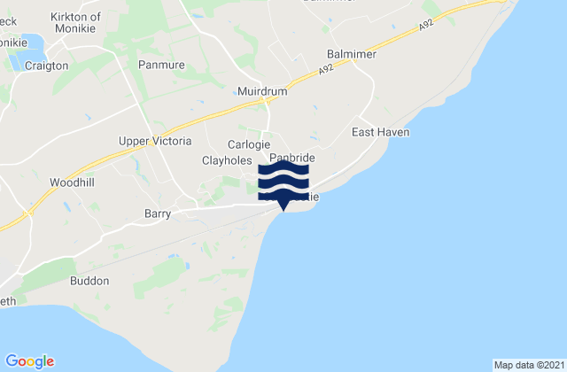 Mapa de mareas Barry Sands Beach, United Kingdom