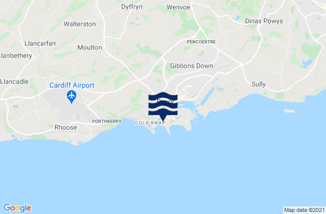 Mapa de mareas Barry, United Kingdom