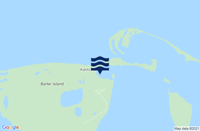 Mapa de mareas Barter Island, United States
