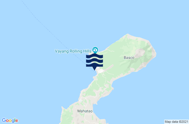 Mapa de mareas Basco, Philippines