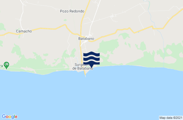 Mapa de mareas Batabanó, Cuba