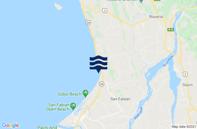 Mapa de mareas Bataquil, Philippines