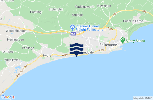 Mapa de mareas Battery Point Beach, United Kingdom