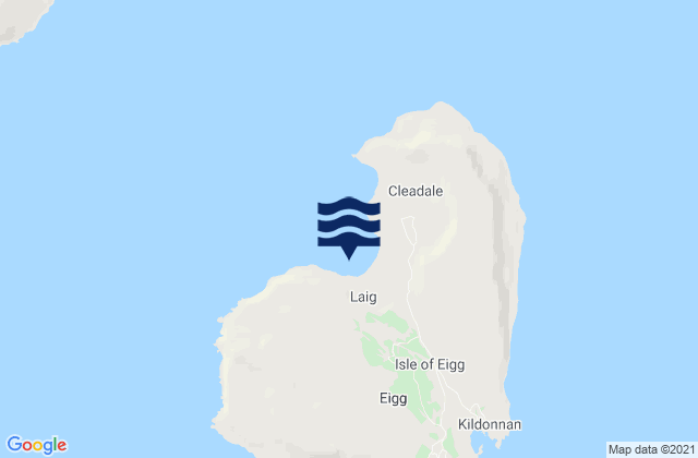 Mapa de mareas Bay Of Laig, United Kingdom