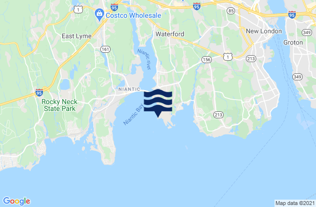 Mapa de mareas Bay Point, United States
