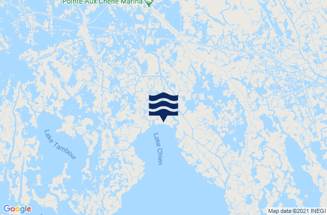 Mapa de mareas Bayou Pointe au Chien, United States