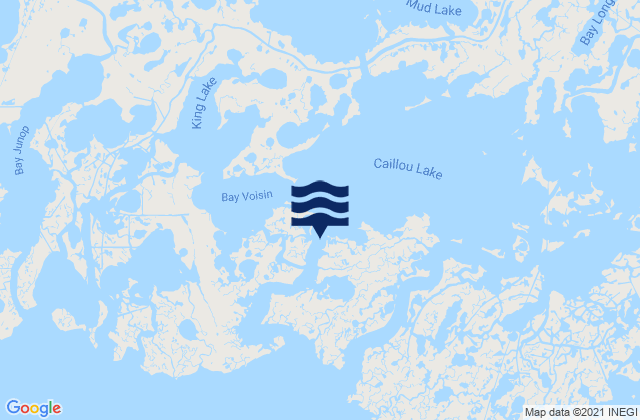 Mapa de mareas Bayou du Large, United States